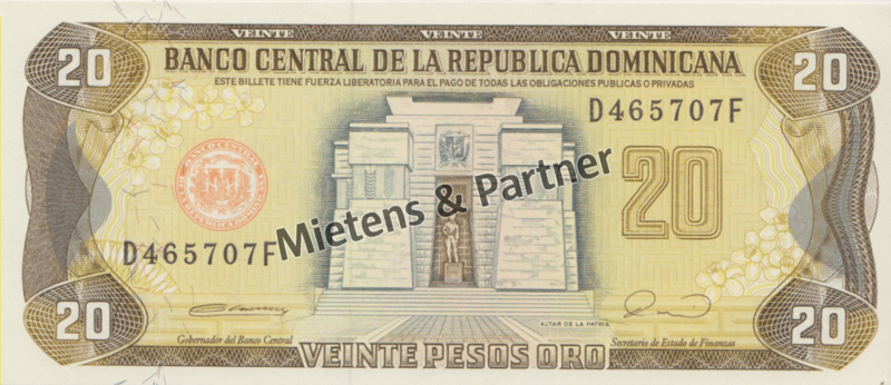 Dominican Republic (Republic) 20 Pesos Oro (04409)