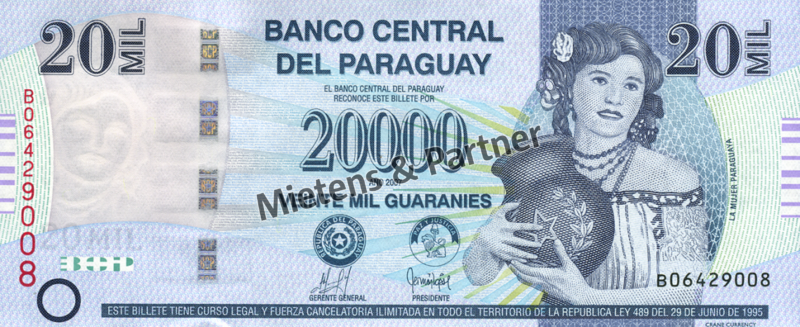 Paraguay (Republic) 20.000 Guaranies (04806)