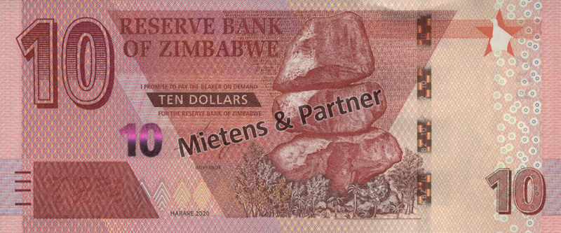 Zimbabwe (Republic) 10 Dollars (62172)