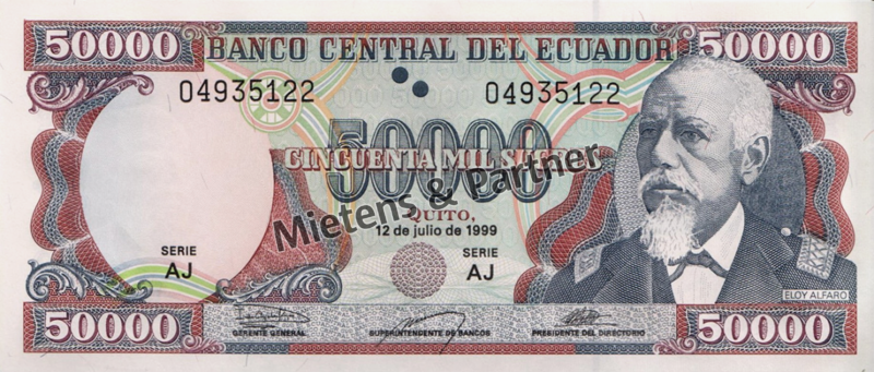 Ecuador (Republic) 50.000 Sucres (40013)