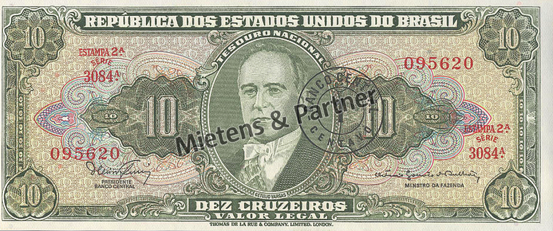 Brazil (Federal Republic) 1 Centavo on 10 Cruzeiros (59475)