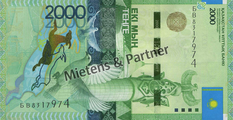 Kazakhstan (Republic) 2.000 Tenge (44729)