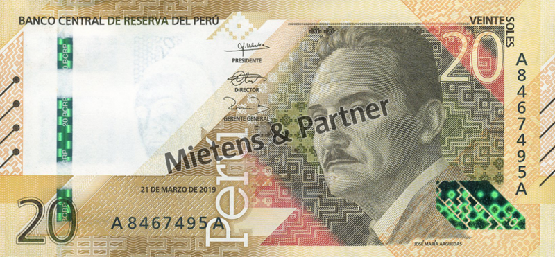 Peru (Republic) 20 Soles (64411)