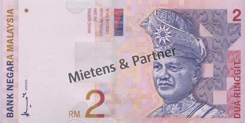 Malaysia (Parliamentary Elective Monarchy) 2 Ringgit (05392)