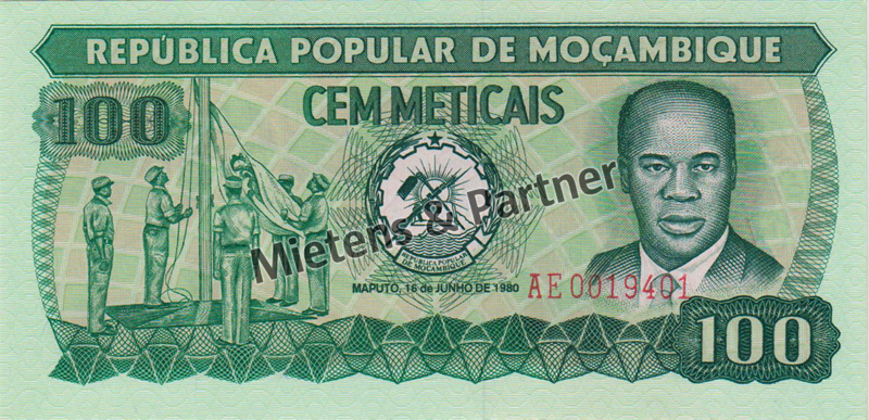 Mozambique (People's Republic) 100 Meticais (35393)