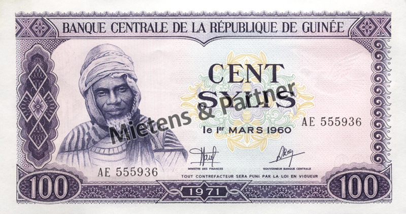 Guinea (Republic) 100 Sylis (48615)