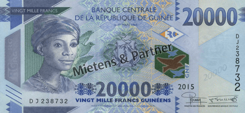 Guinea (Republic) 20.000 Francs (46305)