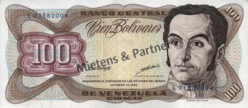Venezuela (Republic) 100 Bolivares (49881)