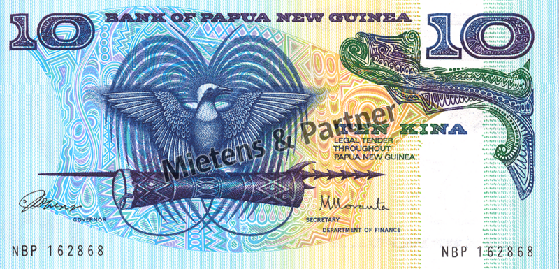 Papua New Guinea (Parliamentary Monarchy) 10 Kina (05624)