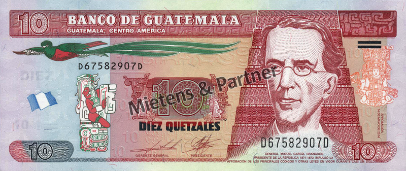 Guatemala (Republic) 10 Quetzales (50079)