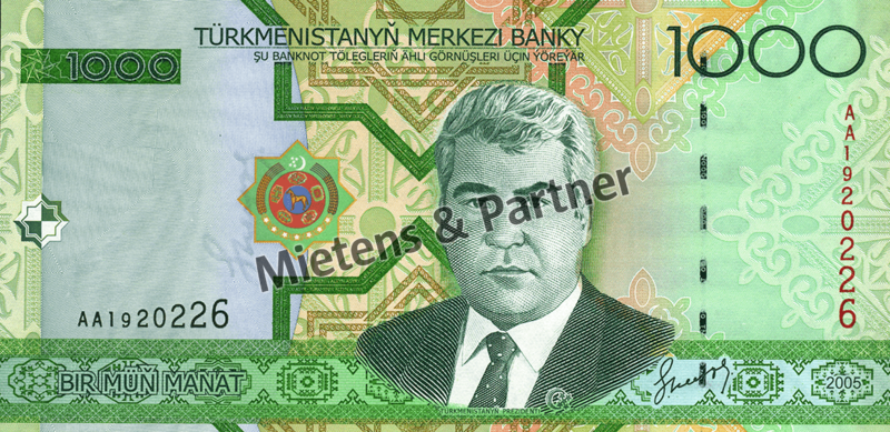 Turkmenistan (Republic) 1.000 Manat (02877)