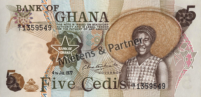 Ghana (Republic) 5 Cedis  (50585)