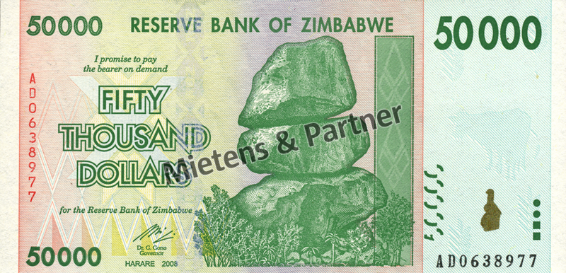 Zimbabwe (Republic) 50.000 Dollars (03849) - 1