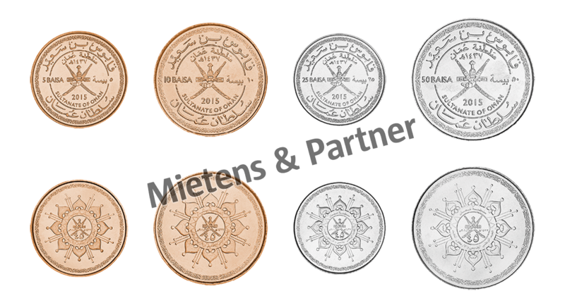 Oman (Sultanate) 5, 10, 25, 50 Baisa (46050)
