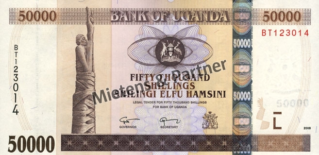 Uganda (Republic) 50.000 Shillings (03644)