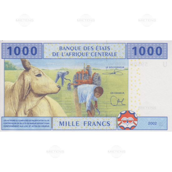 Cameroon (Republic) 1.000 Francs (41904) - 2
